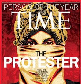 Time Magazine Person Of The Year Is 'The Protester'