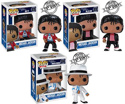 Michael Jackson Pop! Rocks Series - “Beat It” Michael, “Billie Jean” Michael & “Smooth Criminal” Michael