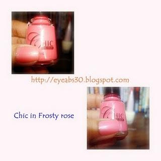 Nail polish: Chic in Frosty Rose