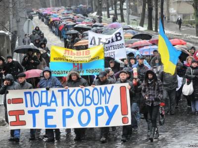 Protesters in Ukraine