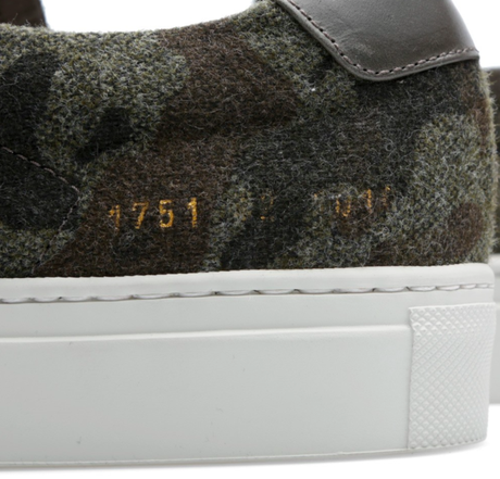 Laced-Up Trifecta:  Common Projects Achilles Camo Low Sneaker