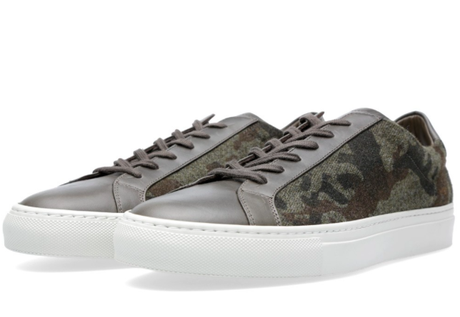 Laced-Up Trifecta:  Common Projects Achilles Camo Low Sneaker