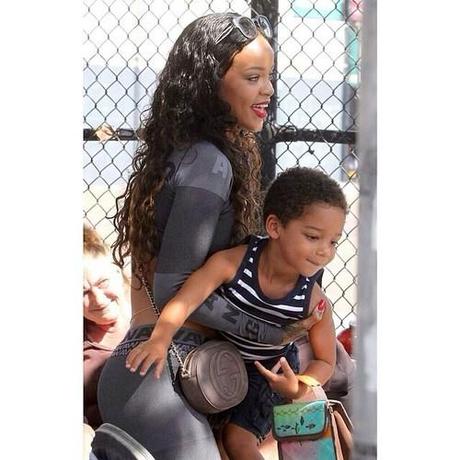 Rihanna Out In About In New York