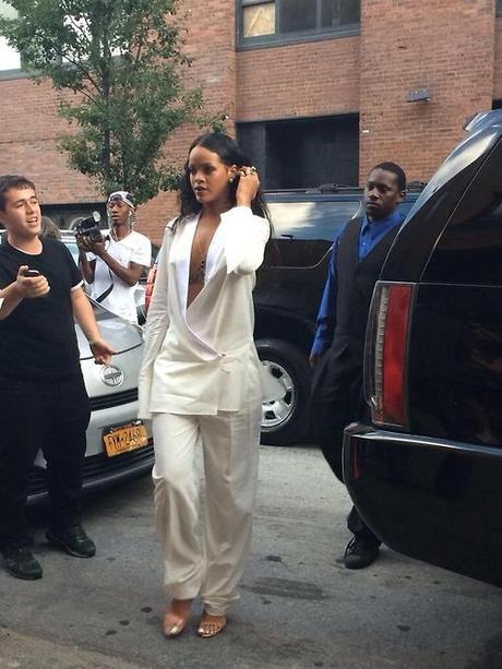 Rihanna Out In About In New York