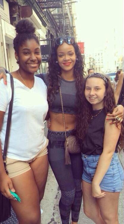 Rihanna Out In About In New York