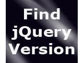 Find JQuery Version