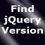 Find jQuery Version