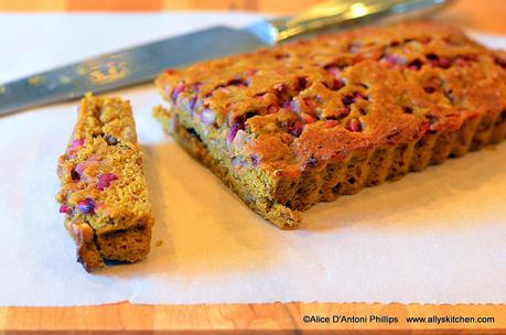 Pumpkin Pomegranate Walnut Bread