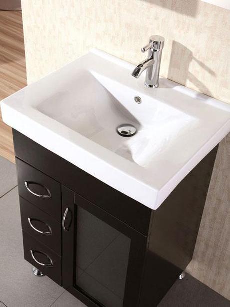 Milan Black Bathroom Cabinet