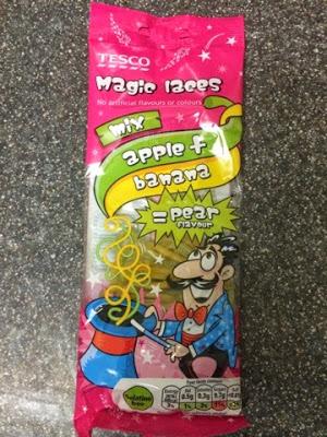 Today's Review: Tesco Apple & Banana Magic Laces