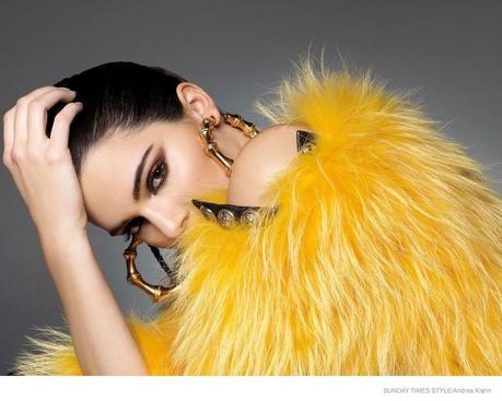 Editorial: Kendall Jenner In Balmain For Sunday Times Style