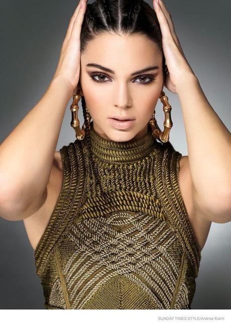 Editorial: Kendall Jenner In Balmain For Sunday Times Style