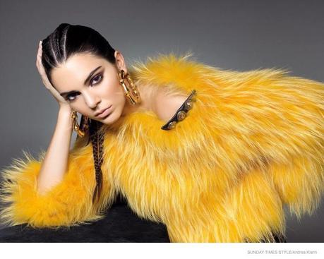 Editorial: Kendall Jenner In Balmain For Sunday Times Style