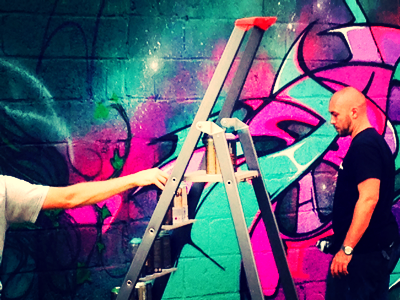Graffiti Artists at work
