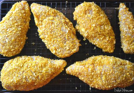 Plantain Crusted Stuffed Chicken Breasts