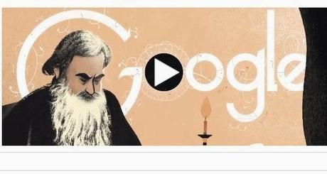 Special Google doodle on Leo Tolstoy's birthday...