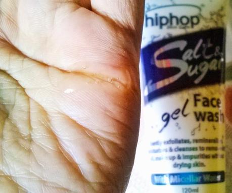 Hiphop Skin Care Salt & Sugar Gel Face Wash with Micellar Water Review