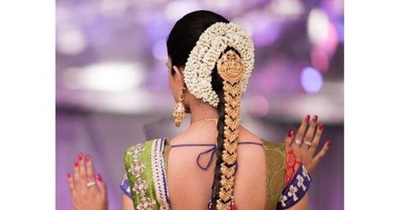South indian braid accessory