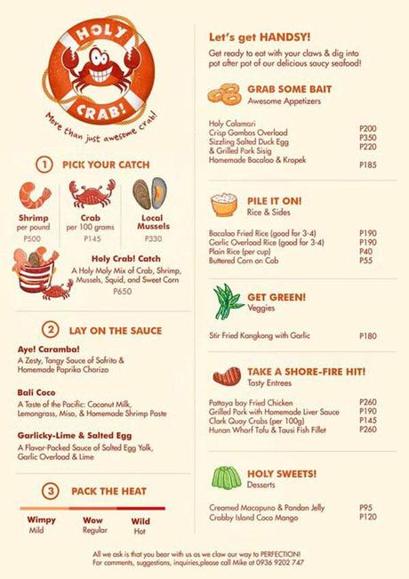 Holy-Crab-Menu