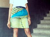 Rainy Blue Ankara Skirt