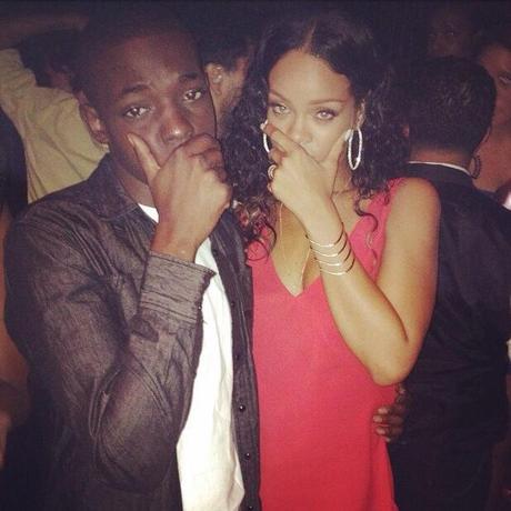 Rihanna Attends Versace Fashion Show