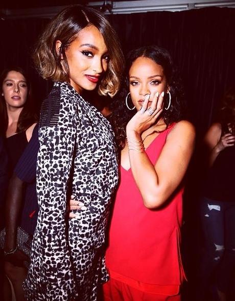 Rihanna Attends Versace Fashion Show