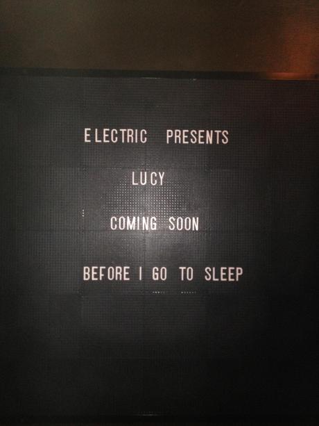 Lucy at the Electric Cinema