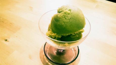 Pear & Matcha sorbet