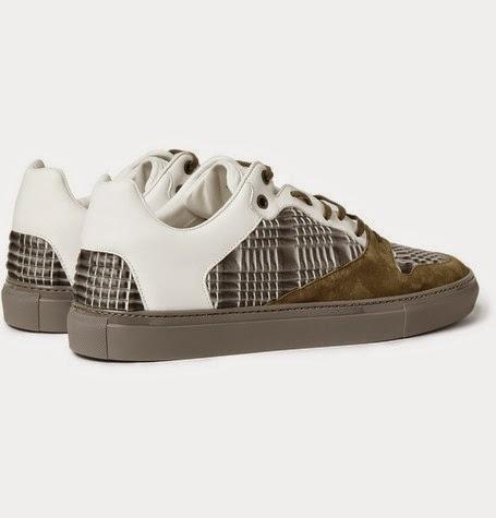 Ortho-Optics:  Balenciaga Leather and Suede Low Top Sneaker