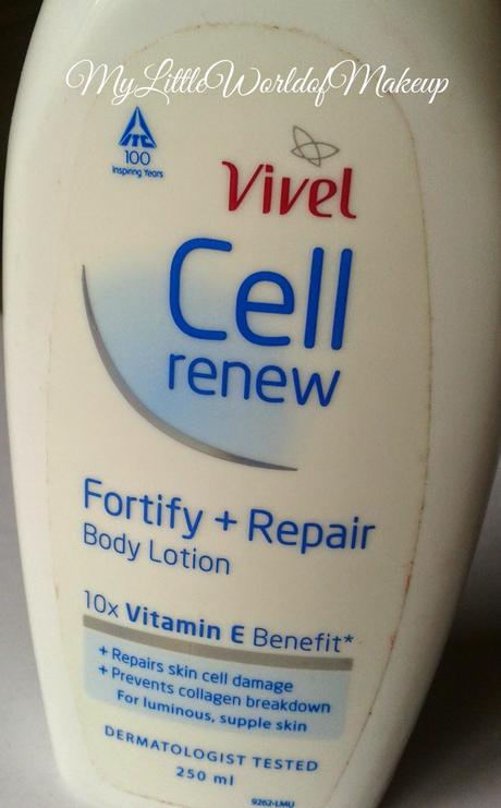 Vivel Cell Renew Fortify + Repair Body Lotion Review