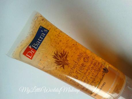 Dr. Batra's Face Wash enriched with Tea Tree Oil Review