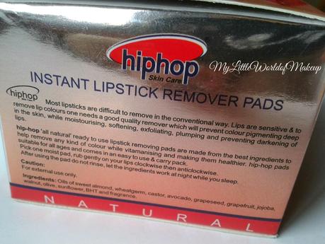 Hiphop Instant Skin Care Instant  Lipstick Remover Pads Review