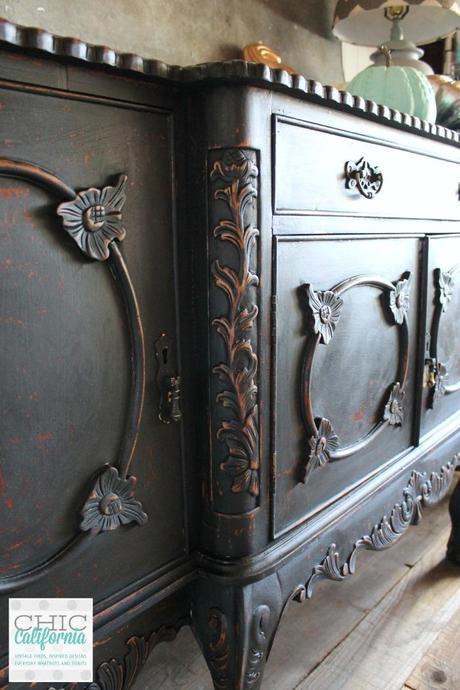 Black Milk Paint Buffet by Chic California