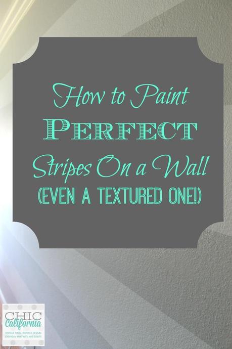 How to Paint Perfect Stripes on A Wall