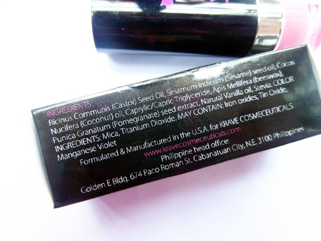 Review: Krave Outrage Restorative Lipstick
