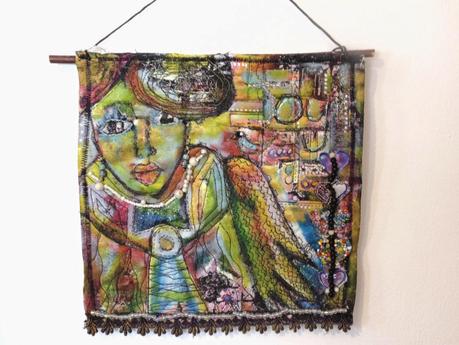 Material Mondays - Quilted Art Wall Hangings