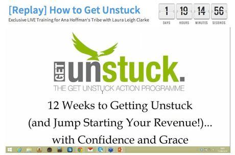 Get Unstuck webinar replay