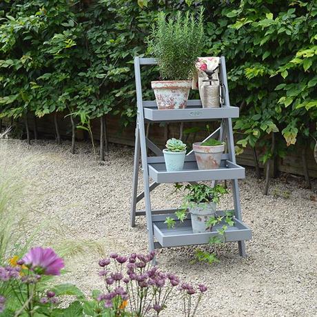 Plant stands are perfect in small gardens for styling your favorite potted plants- MiaFleur