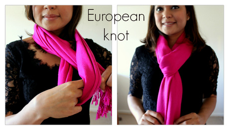 ONE SCARF, FIVE WAYS- A PICTORIAL !