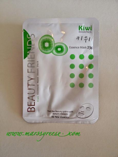 Kiwi Essence Mask Sheet Pack from Beauty Friends [Review]