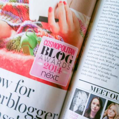 Why I started my blog & how I ended up in the Cosmo Blog Awards!