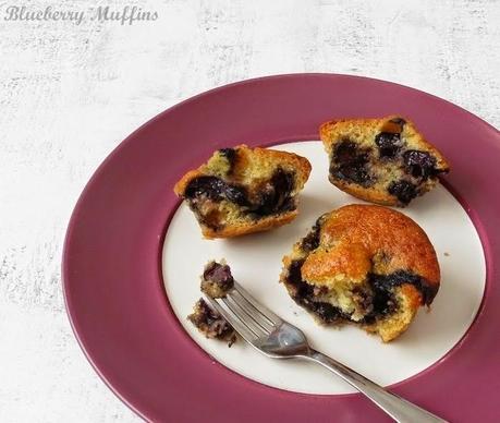how to make eggless blurberry muffins