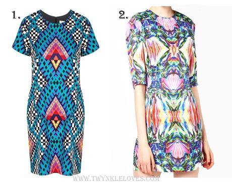 Style Vs Steal: Jewel Print Shift Dress