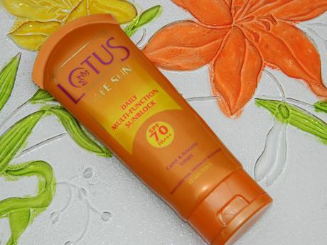 Lotus Daily Multi-Function Sunblock SPF 70 Review