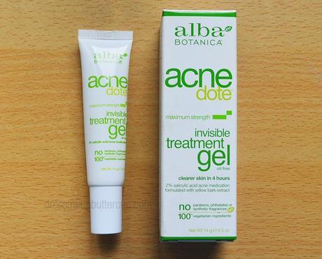 Product Review: Alba Botanica Acnedote Invisible Treatment Gel