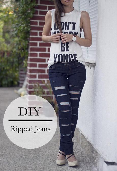 DIY | Ripped Jeans