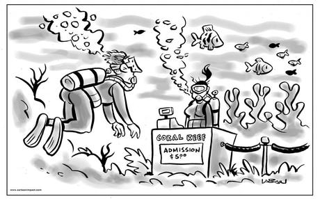 Scuba Diving Cartoon