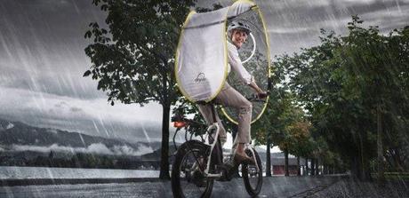 biking in the rain