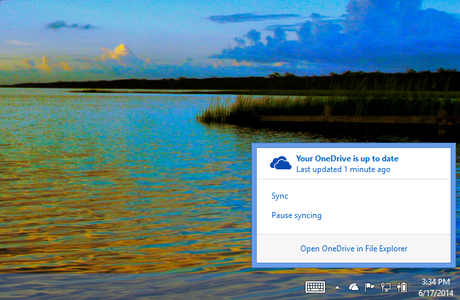 OneDrive System Tray