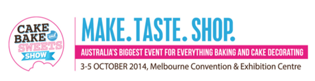 WIN- 1 of 5 Double passes to the  Melbourne Cake Bake & Sweets Show